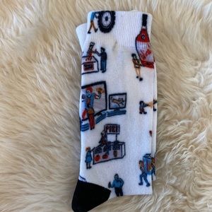 RARE Costco Fan Socks NWOT OS
